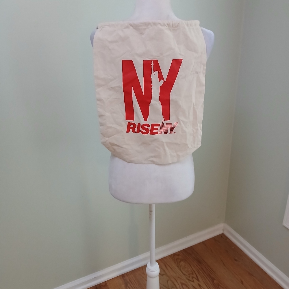 NY RISE Canvas Cinch Bag Backpack